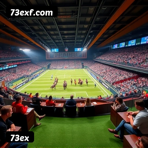 Interface do aplicativo 73ex mostrando jogos disponíveis no iOS e Android